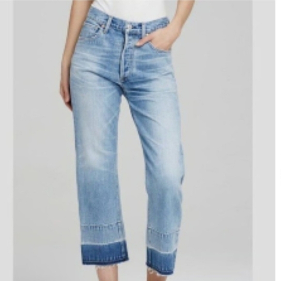 Citizens Of Humanity Denim - Citizens of humanity Cora relaxed undone hem size 25 Premium Denim
